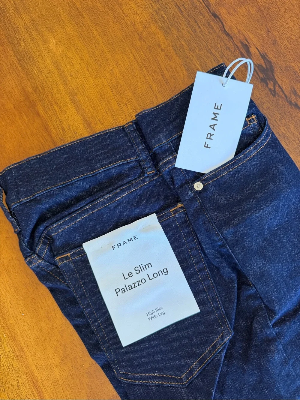 NWT FRAME Le Slim Palazzo Jeans - Picture 4 of 10